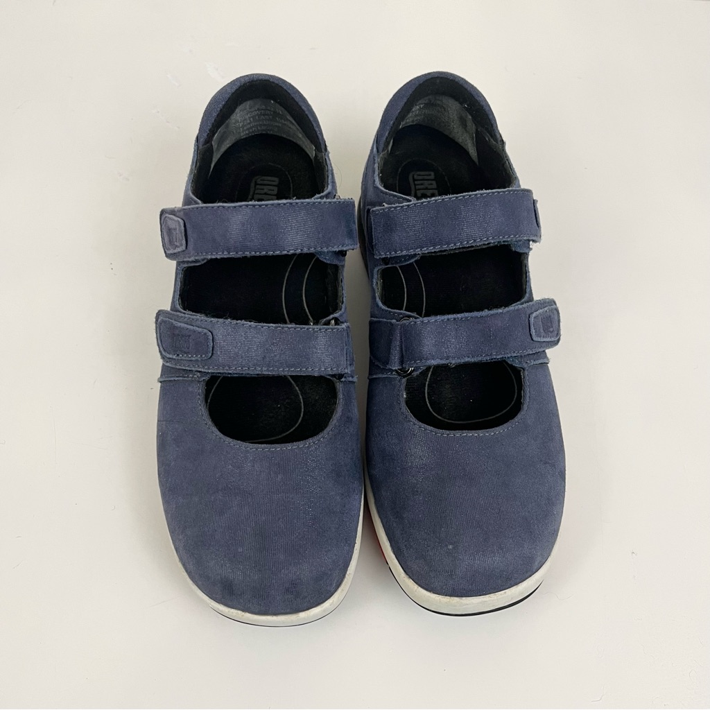 Drew Discovery Blue Double Strap Mary Jane Shoes 14798-42 Women's Size 6